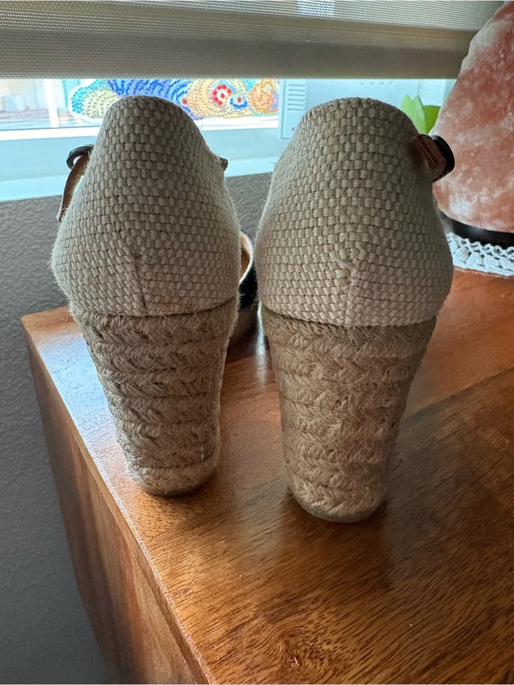 White Mountain “Mamba” Espadrille Wedges - NWOT